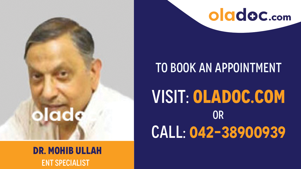 Book appointment with Dr. Mohib Ullah-best ENT Specialist in Peshawar